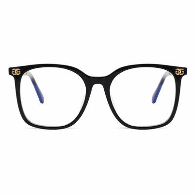 Bader Black Square Glasses
