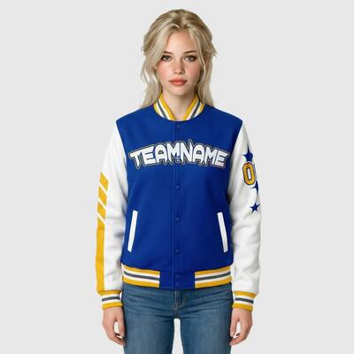 Custom Royal Jacket – Personalized for Fans of Los Angeles Personalized Name & Number