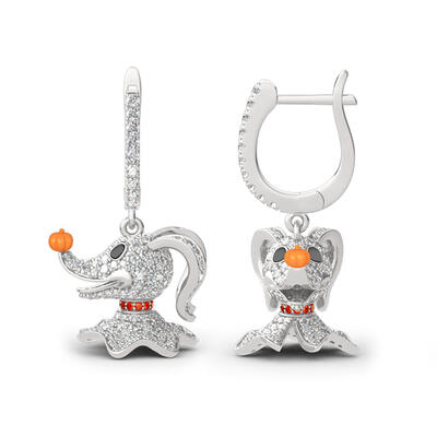 Jeulia "The Head of Team" Sterling Silver Earrings