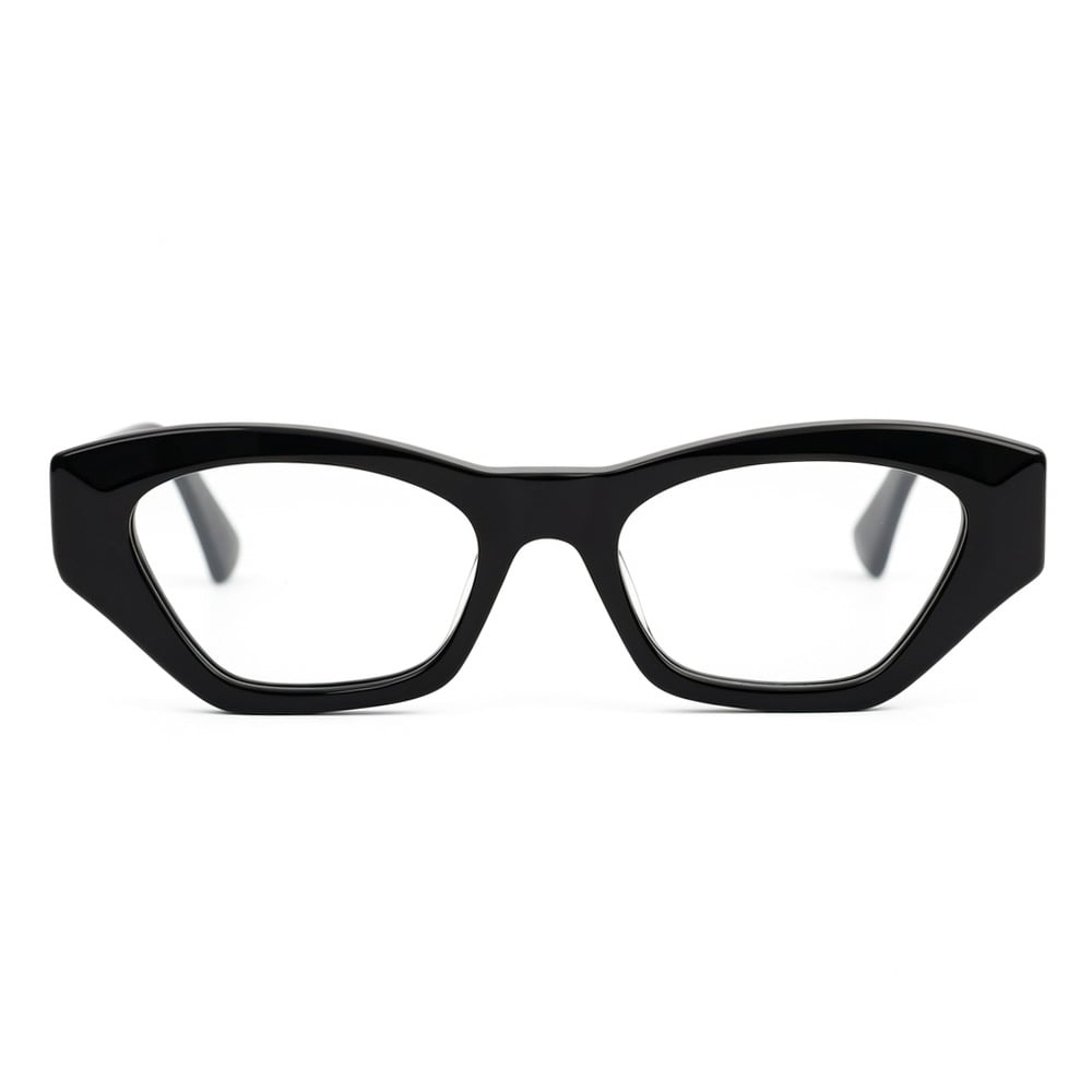 Collins Black Rectangle Glasses