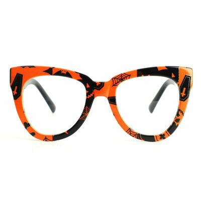 Eileen Orange Cat Eye Glasses