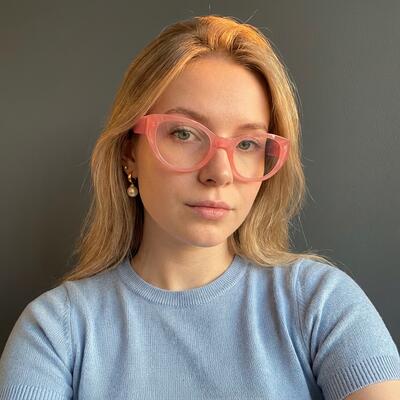 Finn Pink Cat Eye Glasses