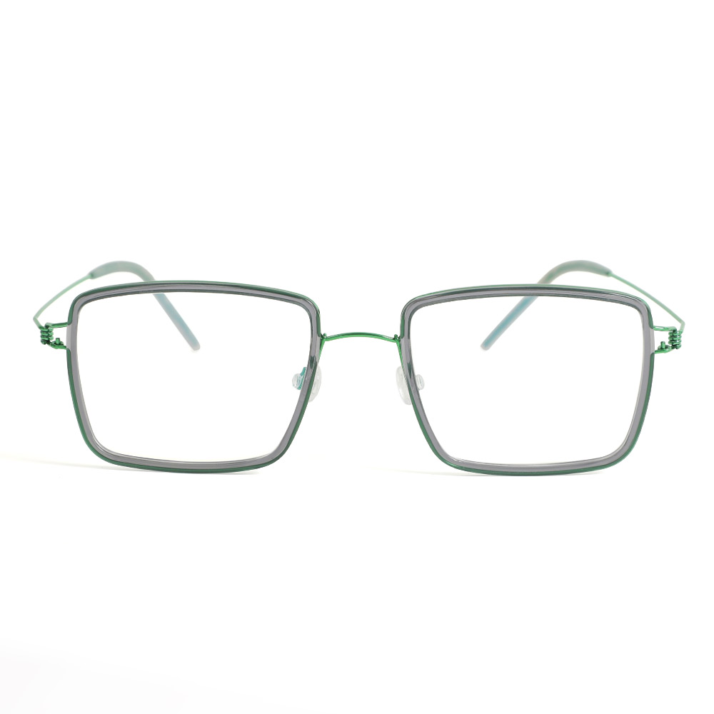 Evans Gray Square Glasses