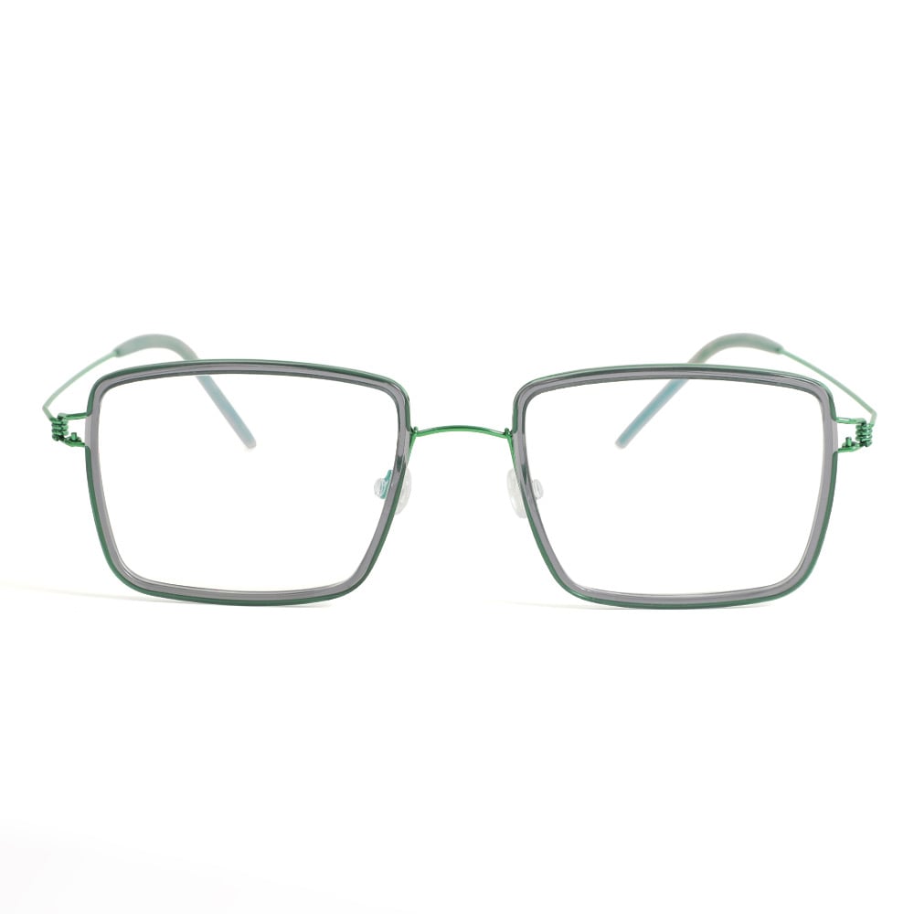 Evans Gray Square Glasses