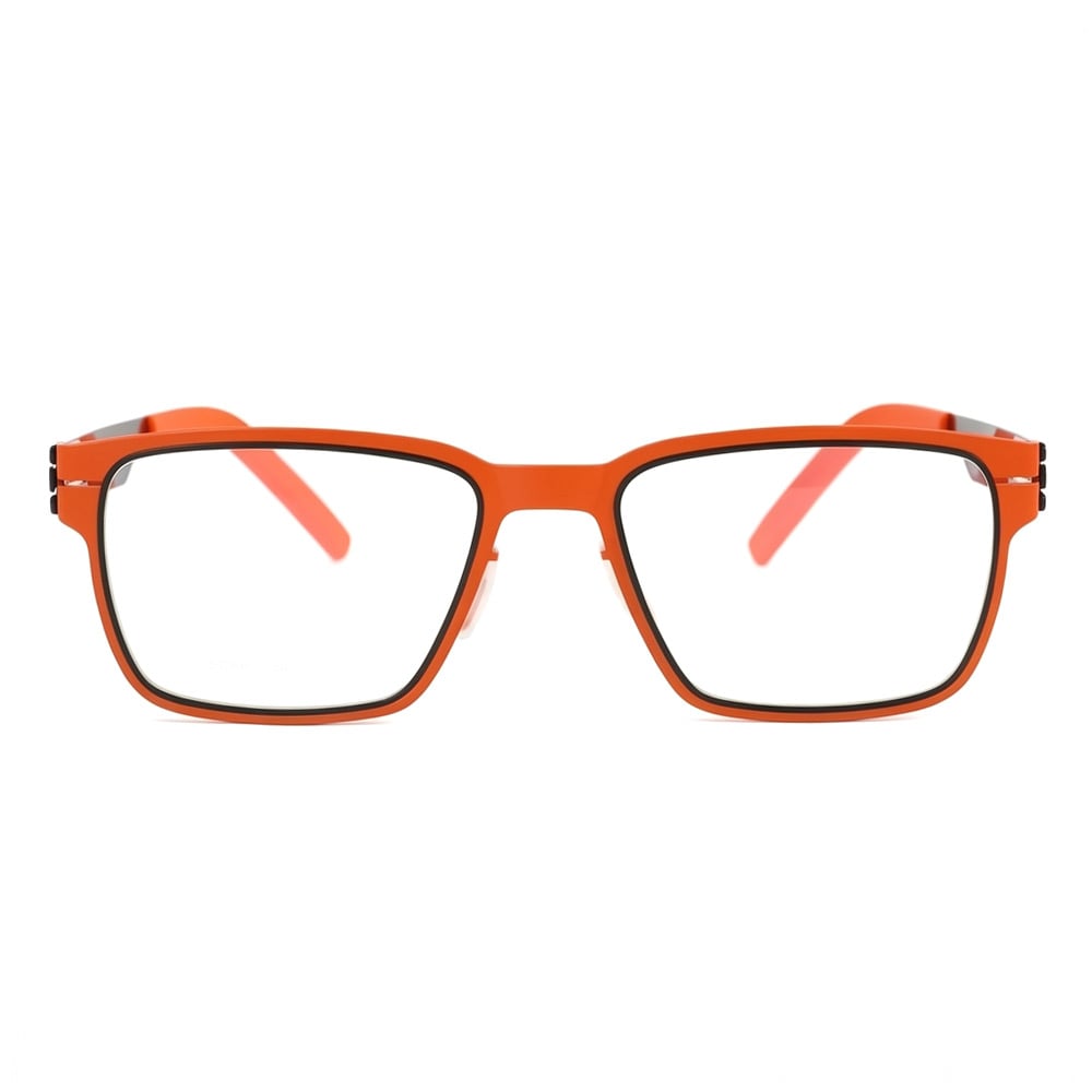 Lydia Rote Quadratische Brille