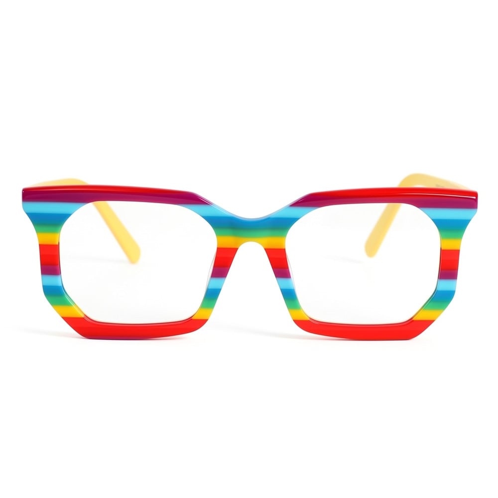 Polly Multicolor Square Glasses