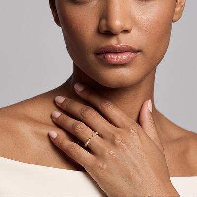 "To the Unseen Hour" Open Wedding Ring