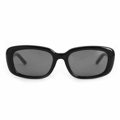 James Black Rectangle Sunglasses