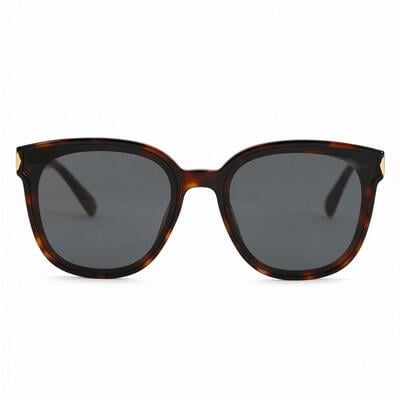 Leo Tortoise Square Sunglasses