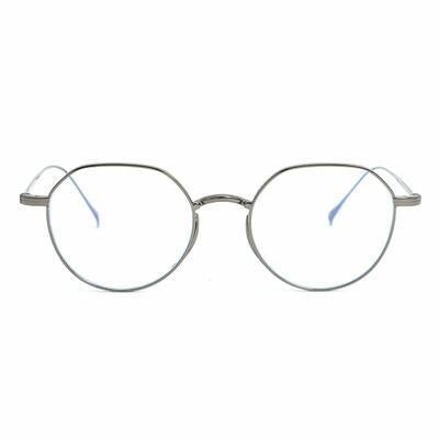 Rowan Gray Round Glasses