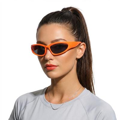 Ashley Orange Cat Eye Sunglasses