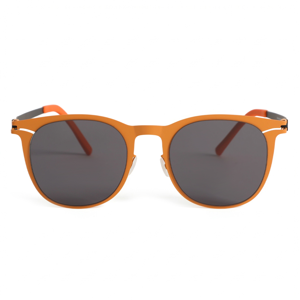 Susanna Orange Round Sunglasses