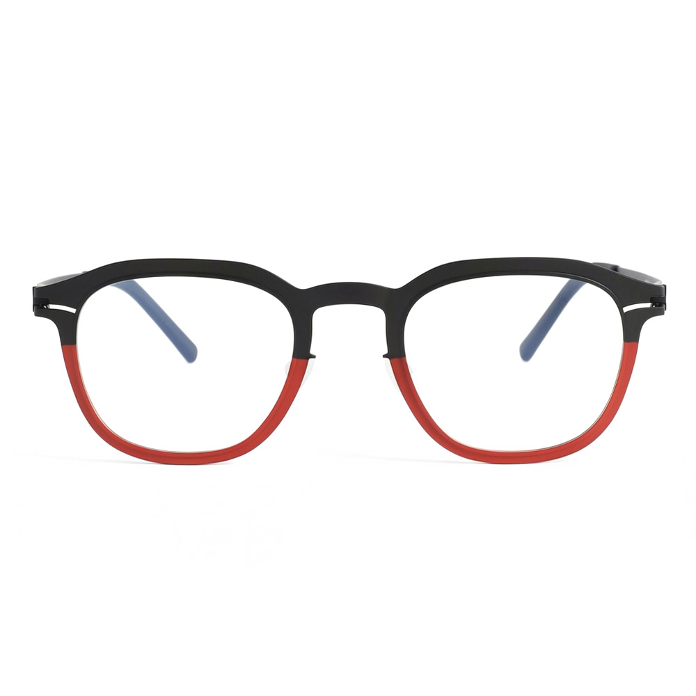 Claire Red Square Glasses