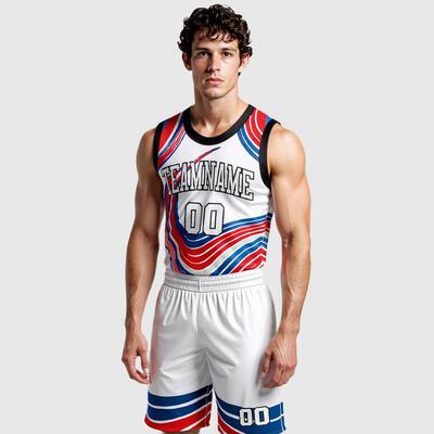 バスケットウェア 名入れ 番号 上下セット スポーツウェア チーム名 ロゴ 男女兼用 大人 キッズ バスケットユニフォーム オリジナル