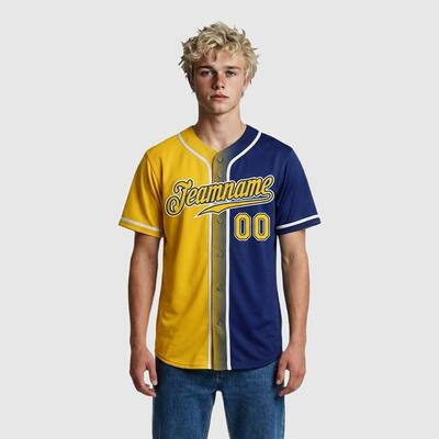 Custom Royal Gradient Baseball Jersey – Personalized Name, Number, Logo & Bulk Orders