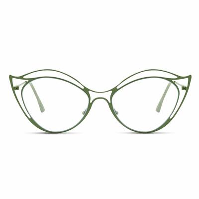 Bentham Green Cat Eye Glasses