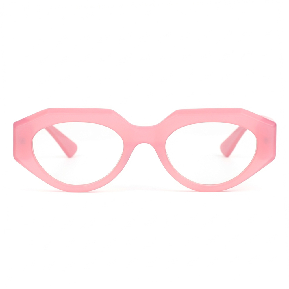 Gibson Pink Oval Glasses