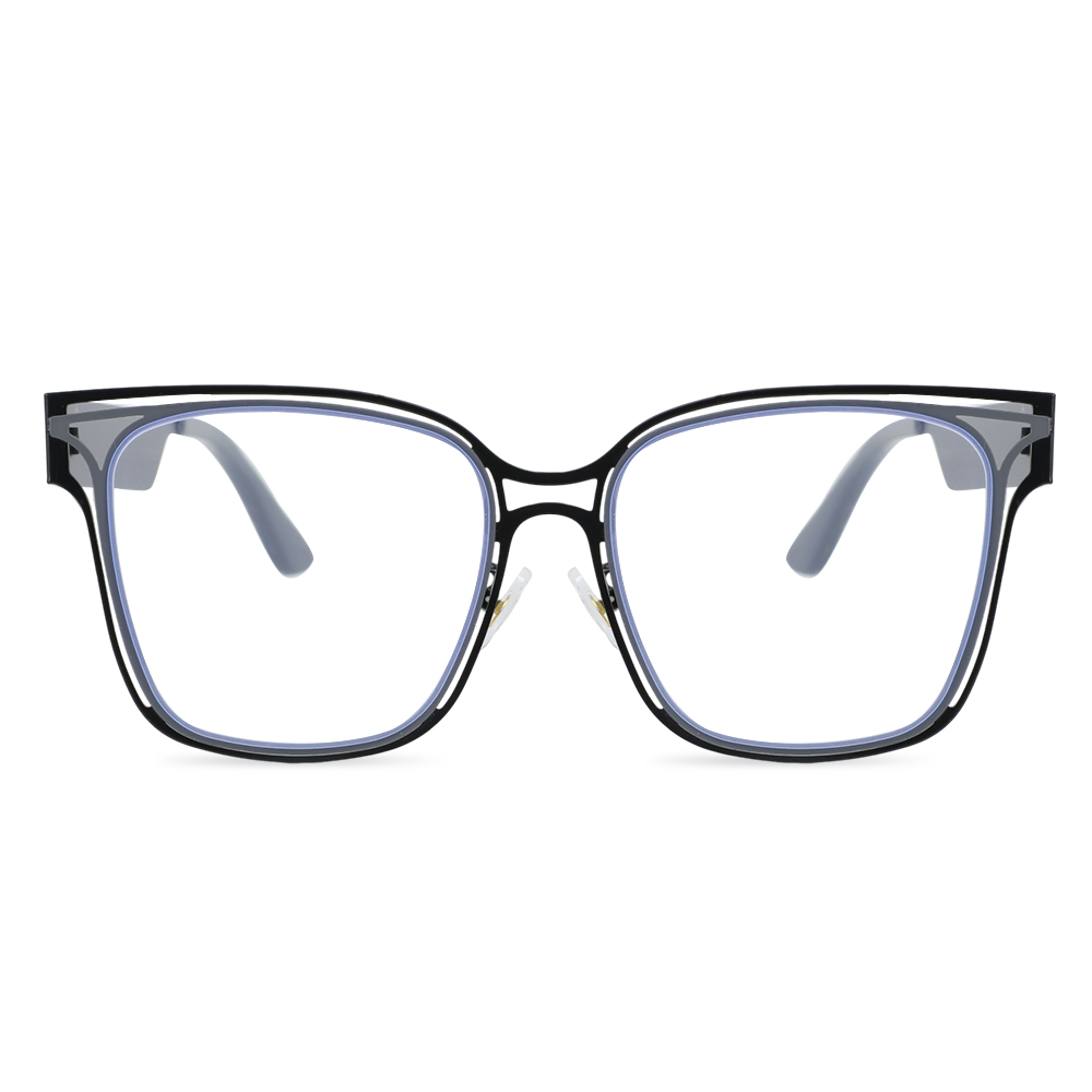 Joanne Black Square Glasses