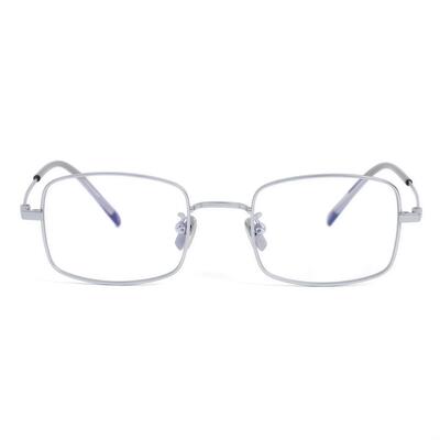 Maya Lunettes Carrées Argentées