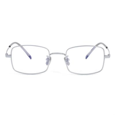 Maya Lunettes Carrées Argentées