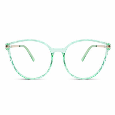 Sabr Green Cat Eye Glasses
