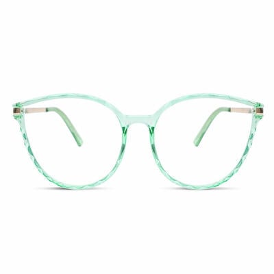 Sabr Green Cat Eye Glasses