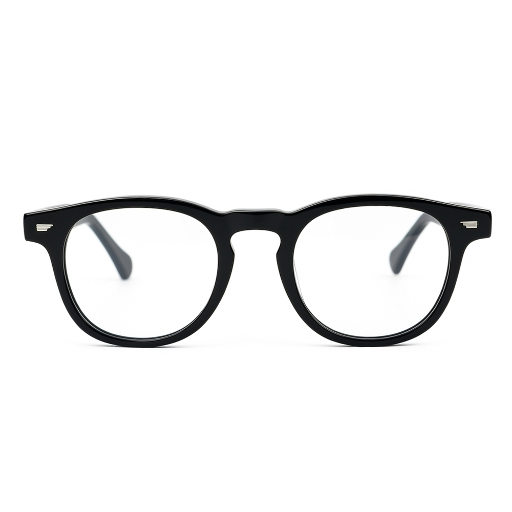 Bella Black Square Glasses