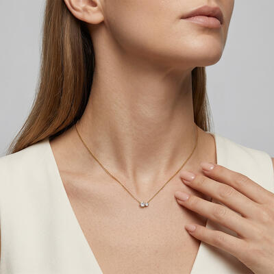 "Waiting for Love" Round Cut Necklace