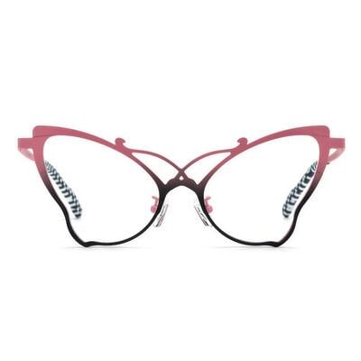 Vaugha Rosa Cat Eye Brille