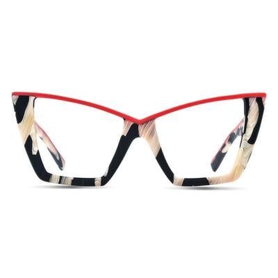 Bengal Beige Cat Eye Brille