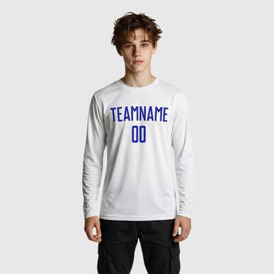 名前 チーム名 番号 ロゴ Tシャツ 長袖 メンズ レディース ロンT スポーツ オーダーメイド