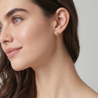 "Best Part" Hoops Earrings