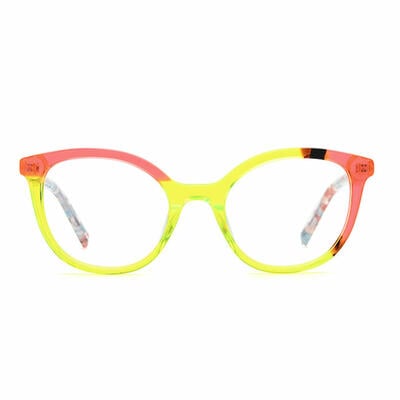 Chanty Yellow Round Glasses