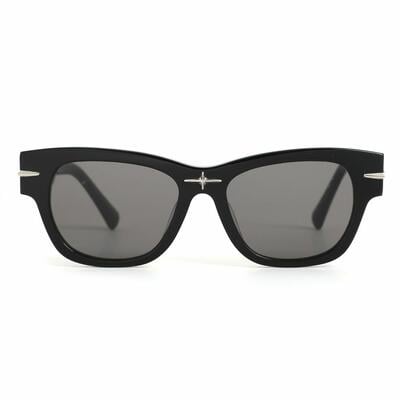 Hazel Lunettes de soleil Carrées Noires