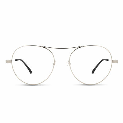 Feller Silver Aviator Glasses