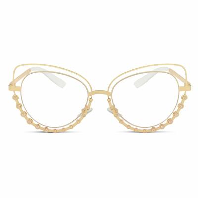 Belle Gold Cat Eye Glasses