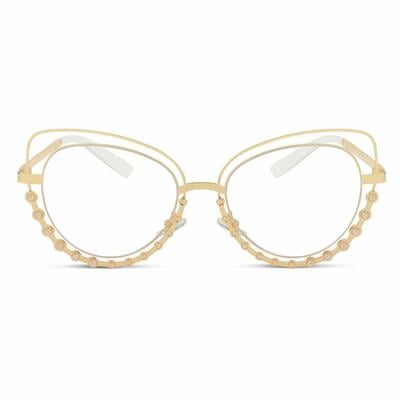 Belle Gold Cat Eye Glasses