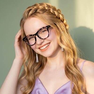 Barnes Lunettes Carrées à Motifs