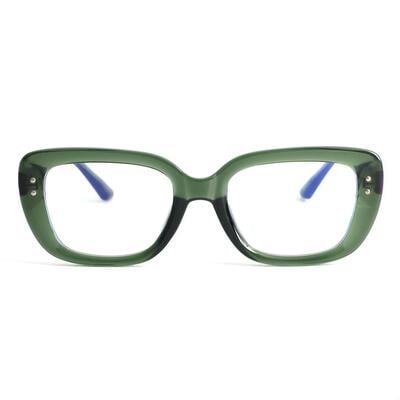 Wallis Lunettes Rectangulaires Vertes