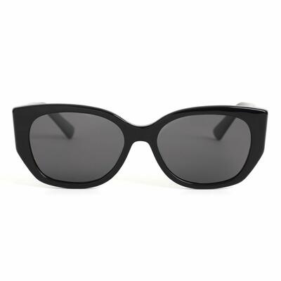 Evelyn Lunettes de soleil Carrées Noires