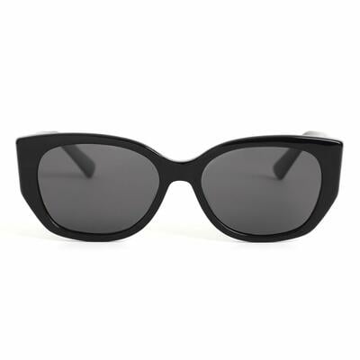 Evelyn Lunettes de soleil Carrées Noires