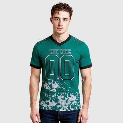 Custom Splash Mesh Football Jersey Vibrant Watercolor Drips & Breathable Fabric For Dynamic Team Performance