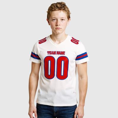 Elegant Cream Football Team Uniform - Quick-Dry Technology, Custom Club Branding Options