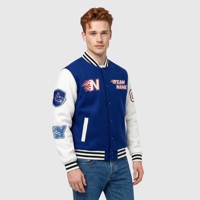 スタジャン スポーツウェア ジャケット チーム名 背番号 胸番号入り ロゴ ネーム カスタマイズ可能