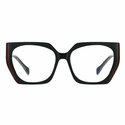 Sophy Schwarze Quadratische Brille
