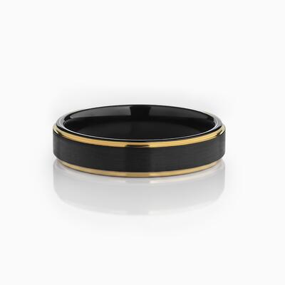 "Breath of Dawn" 5mm Tungsten Carbide Men's Wedding Ring
