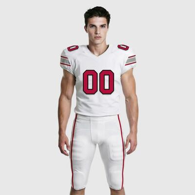Custom White American Football Jersey Wholesale for Team - Personalized Logo & Number