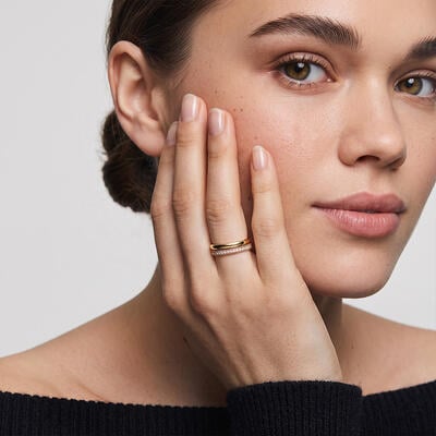 "Echoes of Forever" Stackable Ring Set
