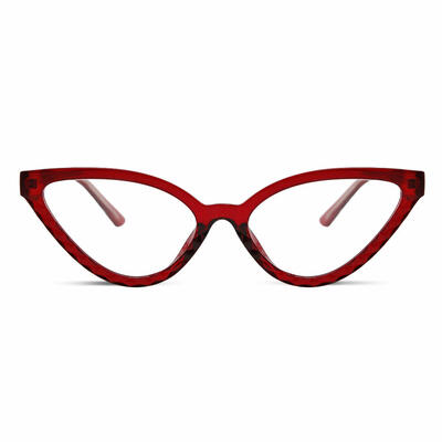 Abigail Red Cat Eye Glasses