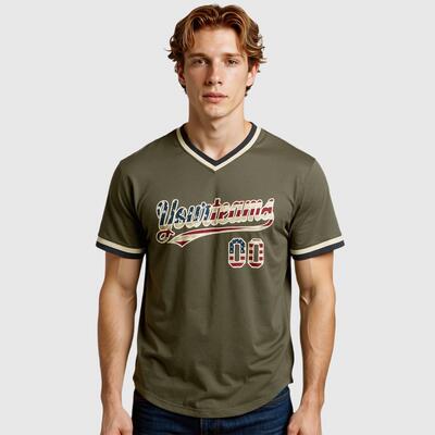 Custom Black Vintage USA Flag Throwback Jersey Salute to Service Ideal for Veteran Events and Patriotic Games